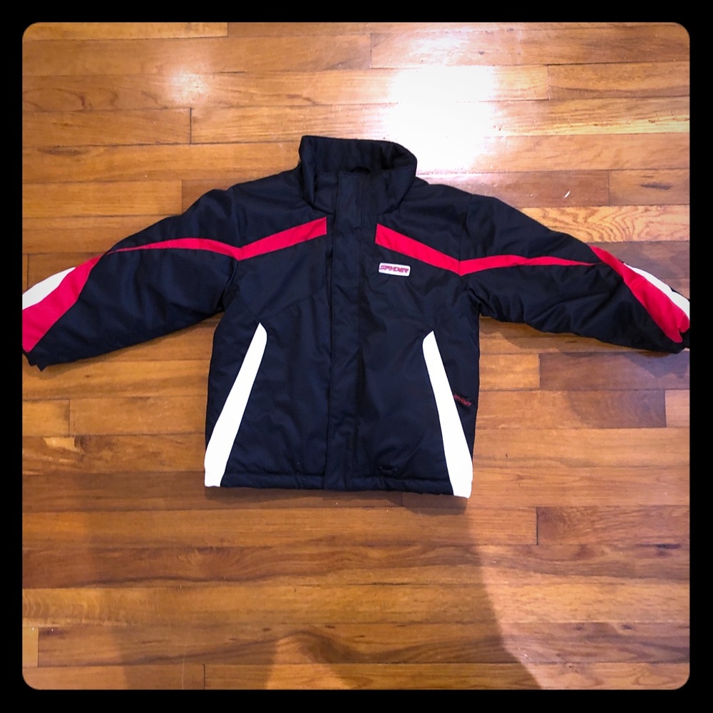 Boys Spyder Ski Jacket. 6